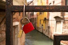 love padlock in venice