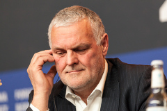 Bruno Wagner auf der Pressekonferenz der 68. Berlinale für die Premiere von "The Interpreter (Dolmetscher)" am 23.02.2018 in Berlin