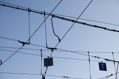 trolley wires
