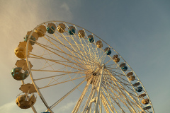 ferris wheel in leipzig germany